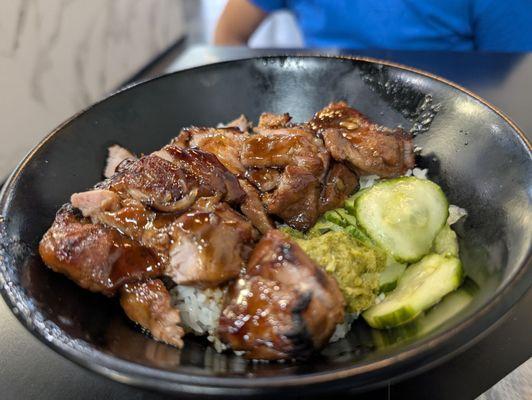 Charsiu pork bowl