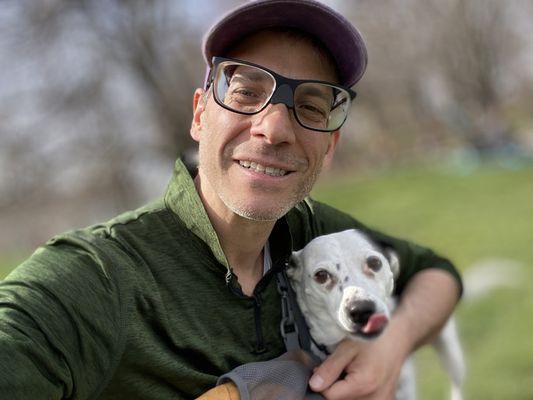Purple Dog Walkers