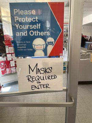 Required? It's March 2022! You're not a hospital.