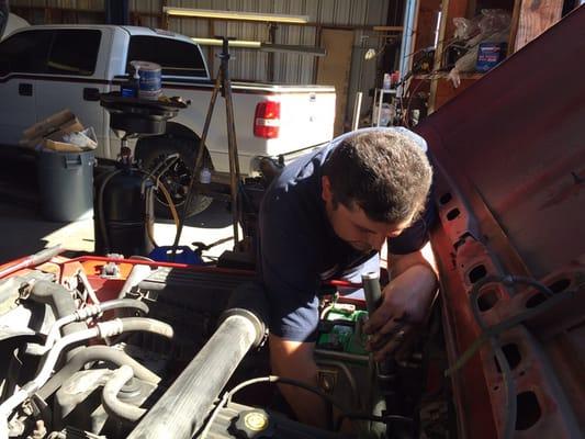 10 minutes in and out . Oil switch .