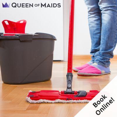 Queen of Maids: Book your home cleaning service online. With background checked maids and house cleaners, along with a 200% guarantee!