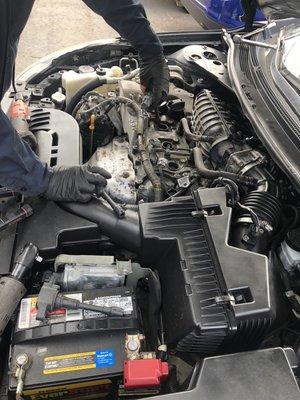 2009 Nissan faul in injection sistem repair