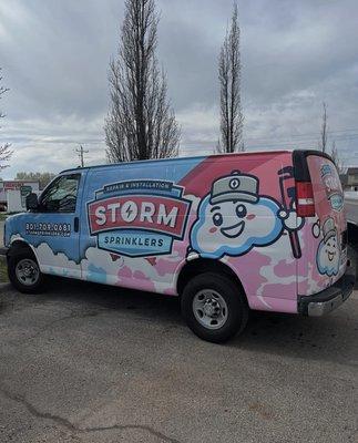 Our service van comes fully stocked with everything needed for same day sprinkler repairs!