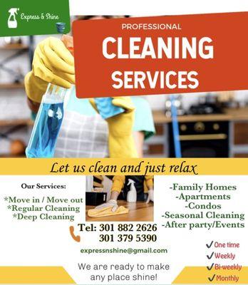 Express & Shine Cleaning Services