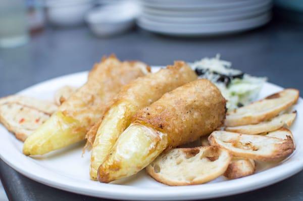 Delicious appetizers like these stuffed banana peppers are great for sharing or keeping all to yourself.
