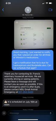 St. Francis Veterinary Housecall Services