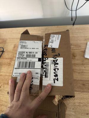 This is how ship place sent my item then decided to claim it was seized which it wasn't. I hope you have plenty of documentation