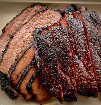 Brisket and ribs