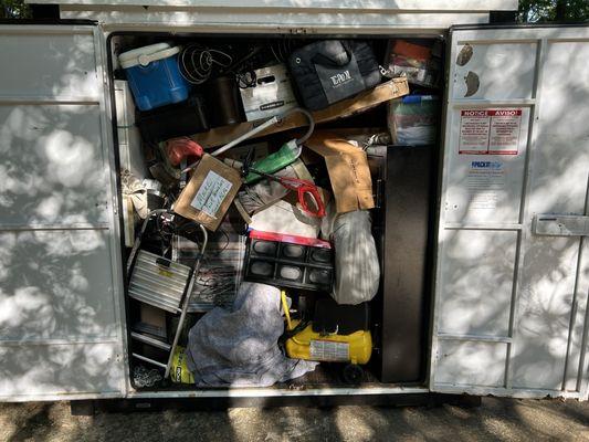 Storage container - packed!