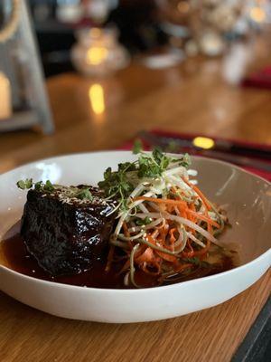 Slow braised short-ribs with ginger and star anise