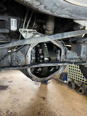 Differential being Serviced