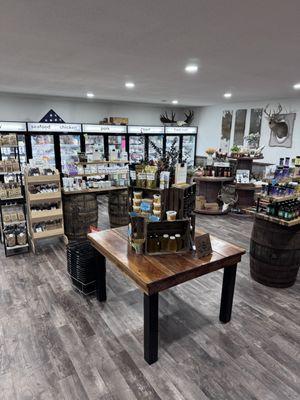 Our farm to table retail store carries locally sourced products. Our priority is to support local farmers and carry quality products.