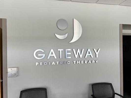 Dimensional Interior Wall Sign.