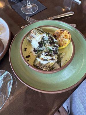 Grilled Artichoke.