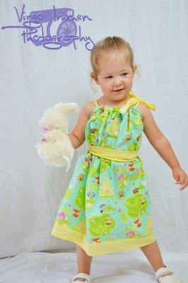 Pillowcase dress with belt