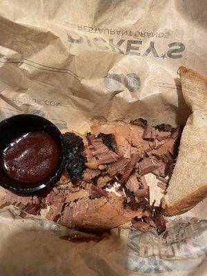 Brisket. Yuck. So dry!