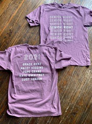 Senior Night Shirts