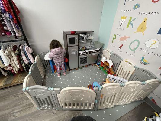 Children's play area.