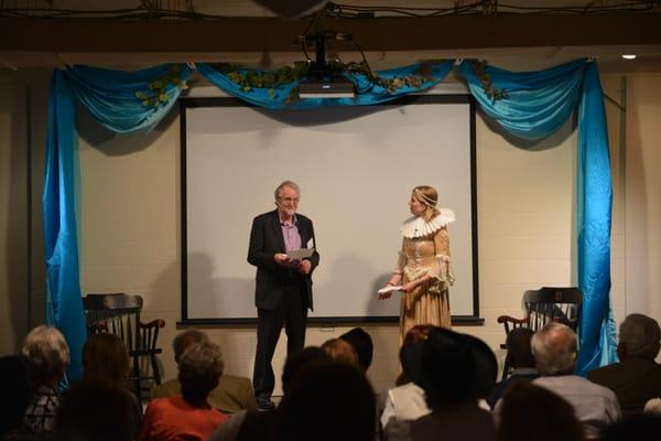 A reading by Dr. Frederick Turner during Shakespeare's 450th Birthday Celebration at the Dallas Institute