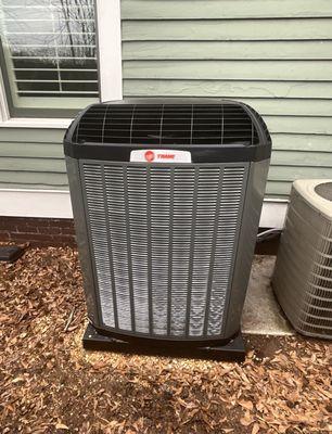 Install a 17seer 2 stage Trane dual fuel system