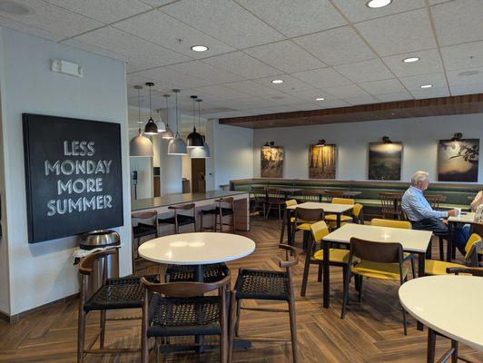 Breakfast , free. Good