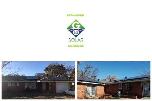 Rooftop Solar system on Eastside, OKC.....