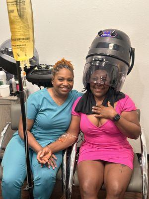 Drip while being pampered.