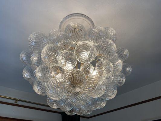 Living room bubble chandelier