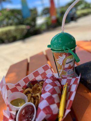 Hot dog combo w/Souvenir Cup