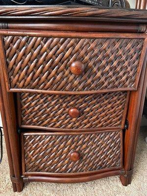 night stand out of line. drawers off track