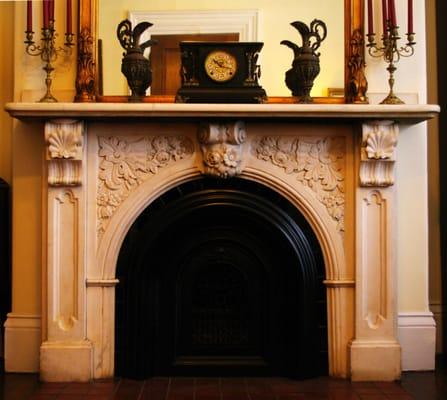 A stunning mantelpiece from an early-1850s South End parlor.