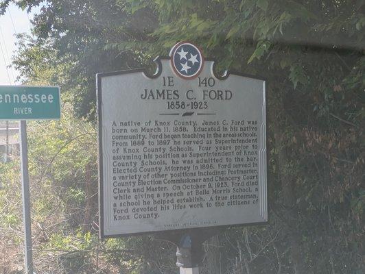 James C. Ford Historical Marker