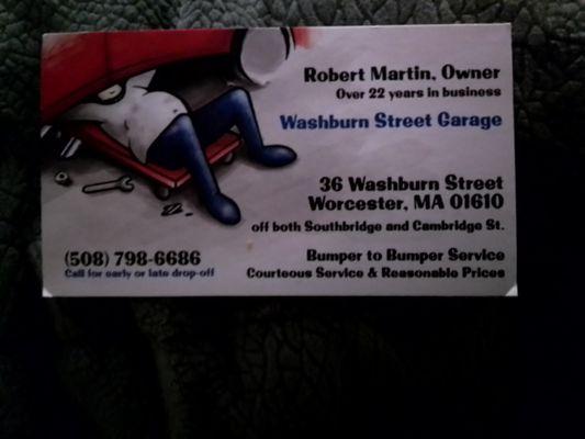 Washburn Street Garage