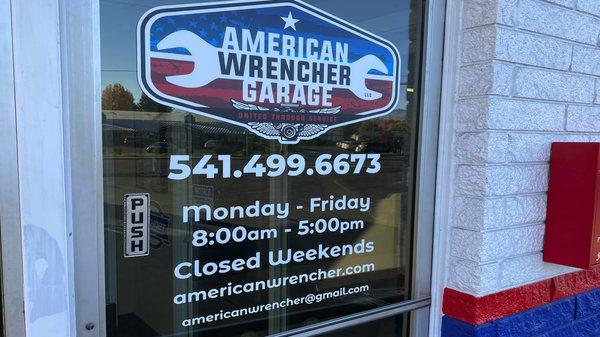 Duane at American Wrencher Garage is a great mechanic and I trust his work and I trust when he tells me what my vehicle needs.