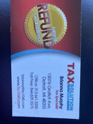 Tax Time Powered by Tax Solution Center