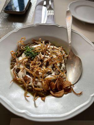 Eggplant and whey dip