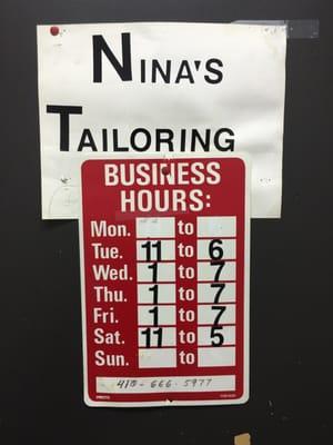 Nina's Tailoring