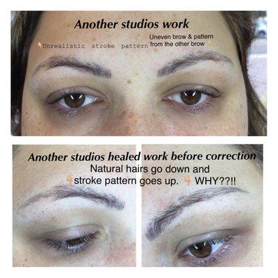 Jaymarie's work fixing previous work done from another salon.... I am a 1000% satisfied and extremely happy with the results