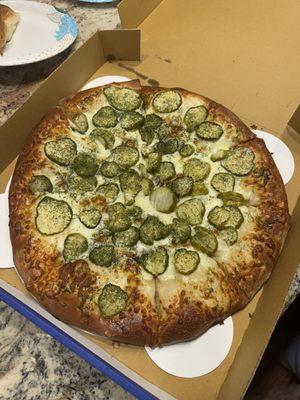 Pickle pizza