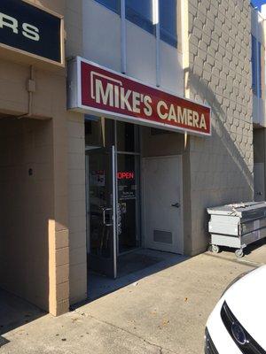 Outside from the parking lot