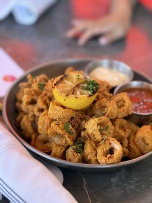 Calamari appetizer