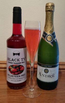 Velveteen Red Berry Champagne Cocktail Mixer
