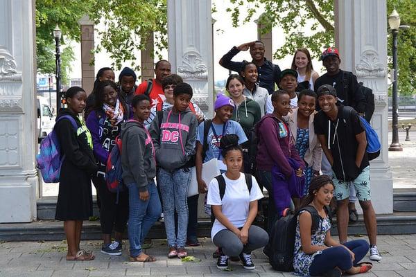 International Visitors from different African countries