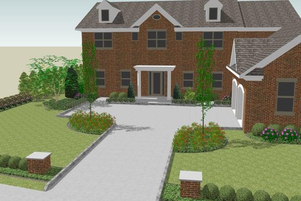 Proposed Landscape Design, Teaneck, NJ