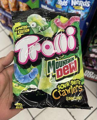 Trolli Mountain Dew Sour Brite Crawlers