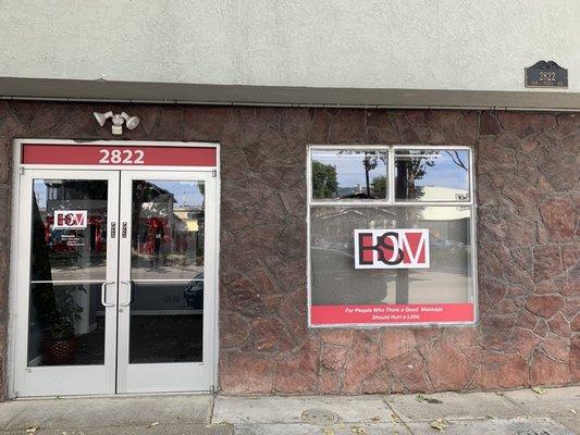 What the front of the building looks like.