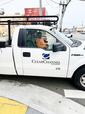 Clear Channel Outdoor parking violation