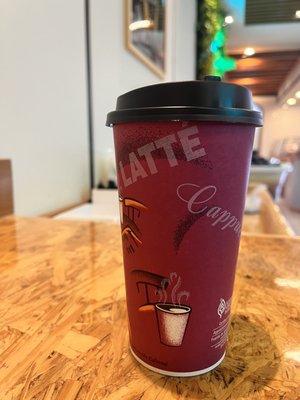 Hot Oolong Milk Tea with Boba