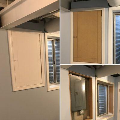 Custom door for fuse box