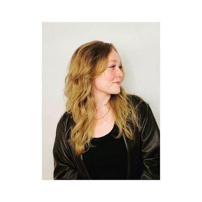 Long layers on wavy hair